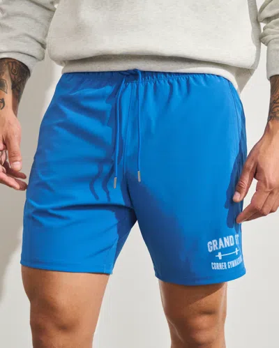 Abercrombie & Fitch Ypb Motiontek Unlined Training Short In Blue