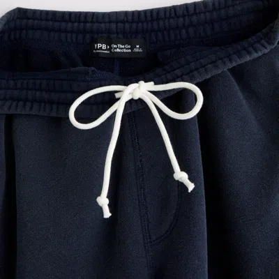 Abercrombie & Fitch Ypb Terry Open-hem Sweatpant In Blue