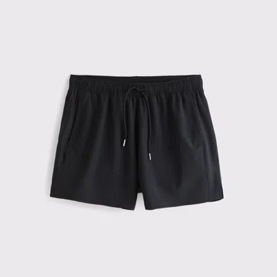Abercrombie & Fitch Ypb Motiontek Unlined Training Short In Black
