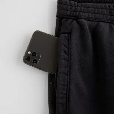 Abercrombie & Fitch Ypb Terry Open-hem Sweatpant In Black