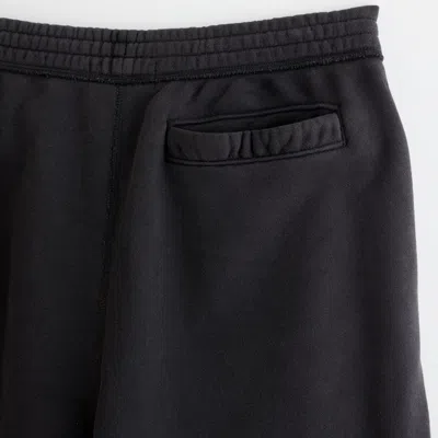 Abercrombie & Fitch Ypb Terry Open-hem Sweatpant In Black