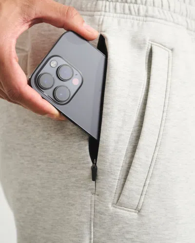 Abercrombie & Fitch Ypb Neoknit Max Relaxed Straight Bottom In Gray