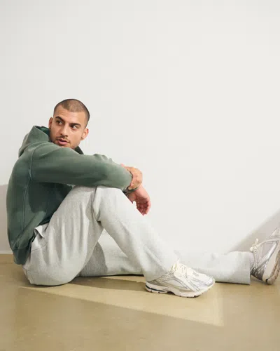 Abercrombie & Fitch Ypb Neoknit Max Relaxed Straight Bottom In Gray