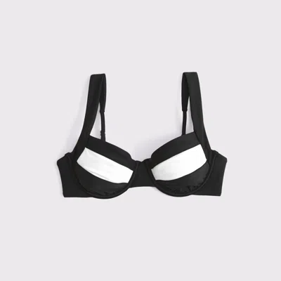 Abercrombie & Fitch Wide Strap Underwire Bikini Top In Multi