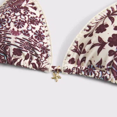 Abercrombie & Fitch Halter String Triangle Bikini Top In Multi