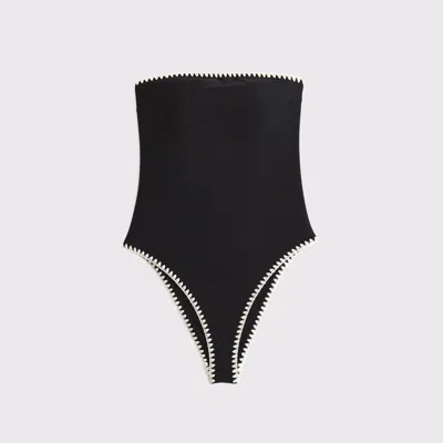 Abercrombie & Fitch A&f Marina One-piece Swimsuit In Blue