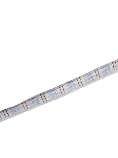 Pre-owned Bottega Veneta Check Double-layer T-shirt In White