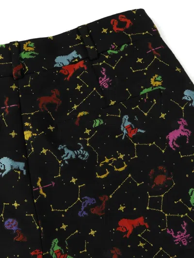 Pre-owned Dior 图案长裤 In Black