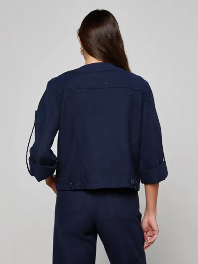 L'agence Anouk Jean Jacket In Blue