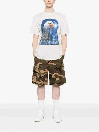 Melt Eagle-print T-shirt In Neutral