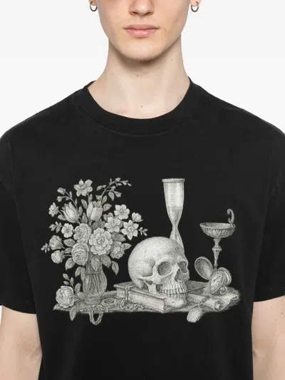 Melt Graphic-print T-shirt In Black