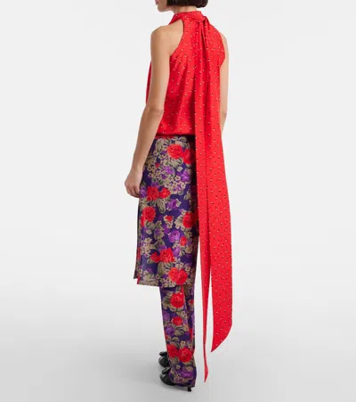 INTESSA花卉中长半身裙