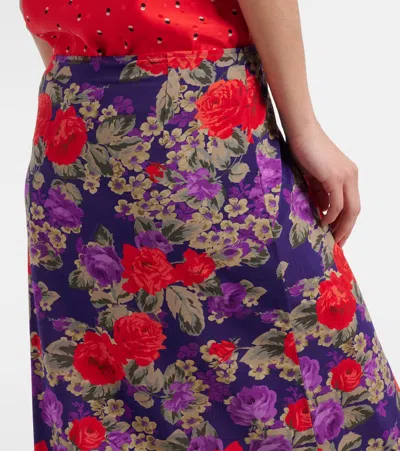 INTESSA花卉中长半身裙