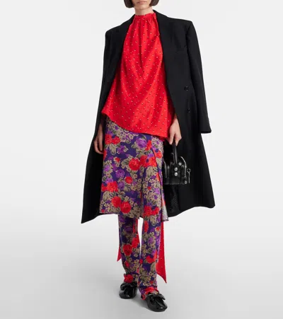 INTESSA花卉中长半身裙