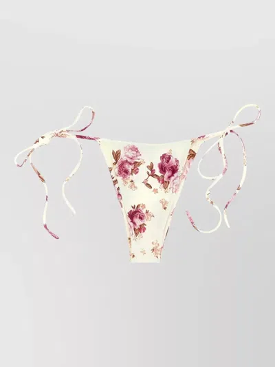 Magda Butrym Re26 Swim Briefs Low Rise Ties Floral In Multi