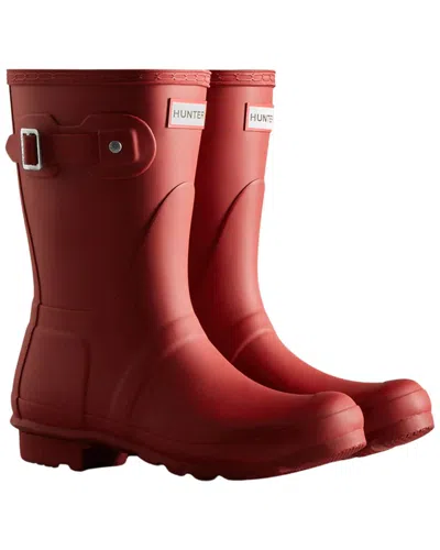 Hunter Original Short Rain Boot In Orange