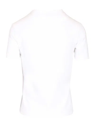Celine Women "triomphe" T-shirt In White