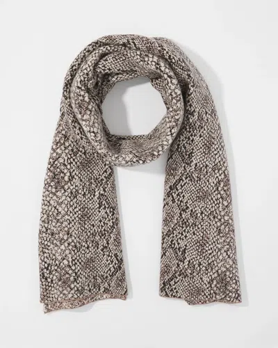 White House Black Market Python Print Wrap