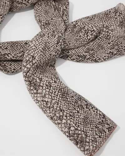 White House Black Market Python Print Wrap