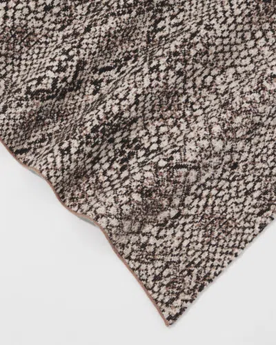 White House Black Market Python Print Wrap