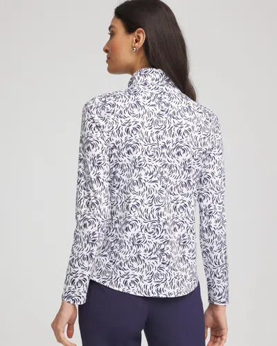 Chico's Palma Pullover In Blue