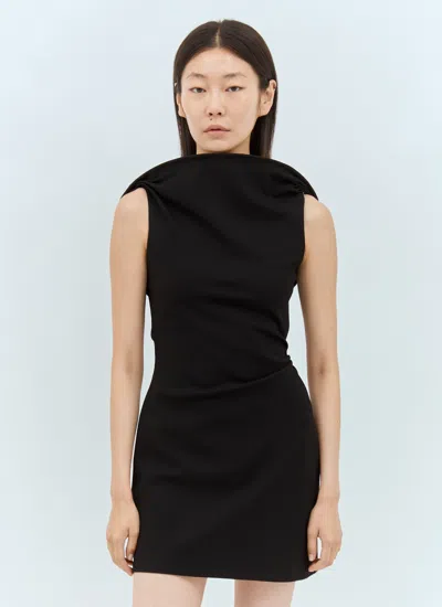 Jacquemus Women La Mini Robe Bordo Dress In Black