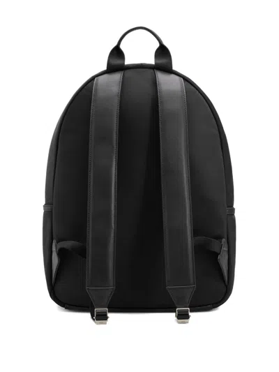 Ami Alexandre Mattiussi Ami Backpack Bag In Smooth Black Polyamide In Black