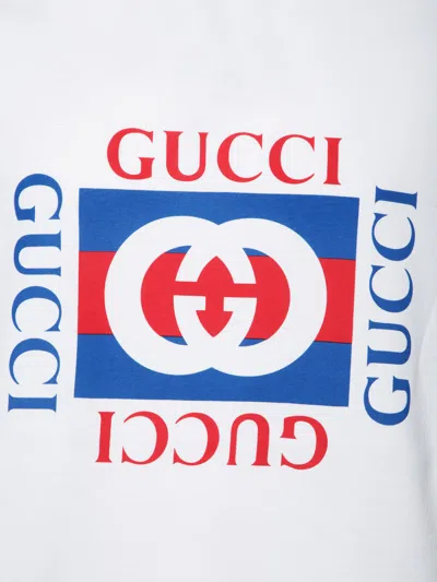 Gucci Interlocking G Cotton Jersey T-shirt In White