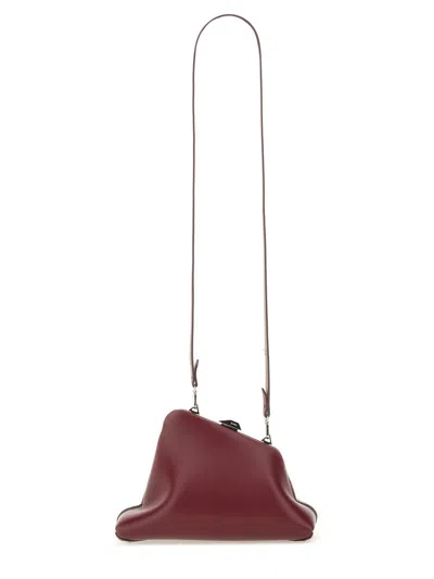 Attico Clutch Day Off Small In Red