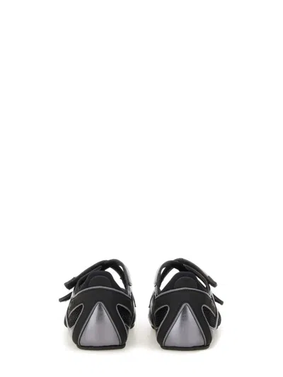 Attico The  Ballerina Flat "floor 1" In Black