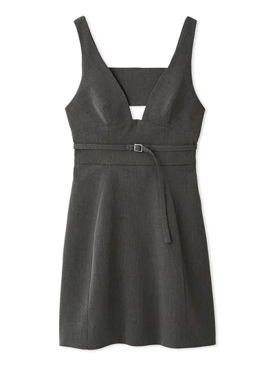 Snidel Designer Mini Dress In Black