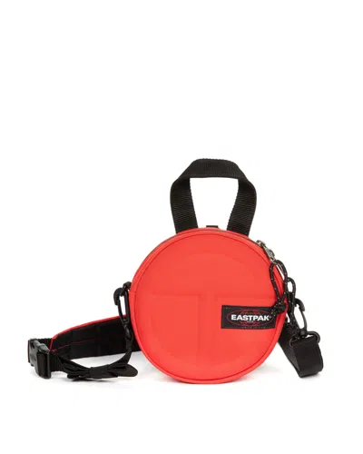 Eastpak X Telfar Logo-embossed Shoulder Bag In Red