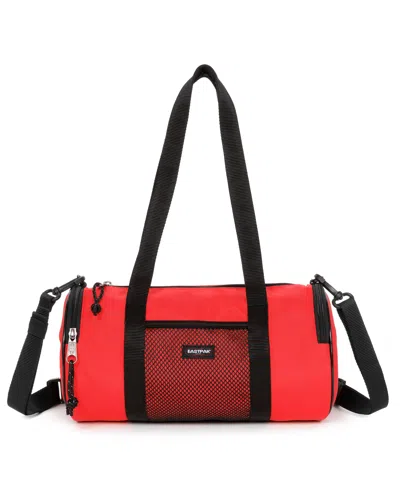 Eastpak X Telfar Medium Duffle Logo Patch Shoulder Bag In Red