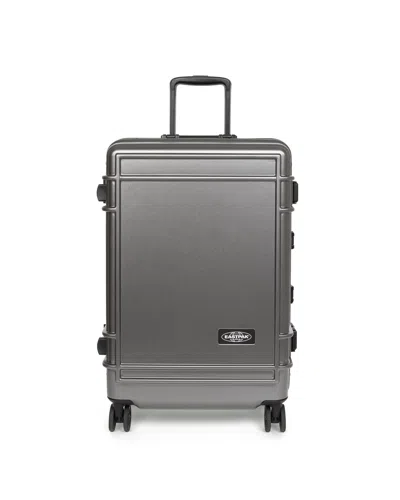 Eastpak Brushed Metal E Resist'r Large Hard-shell Polycarbonate Suitcase 78cm