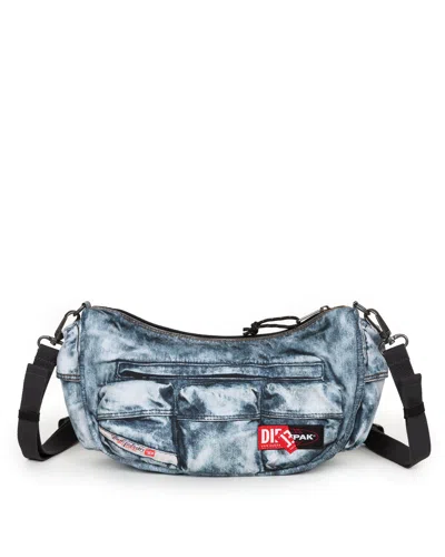 Eastpak X Diesel Denim-effect Shoulder Bag In Blue