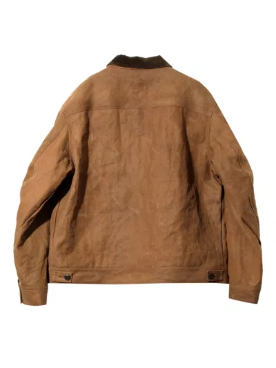 Needles Zipped Jacket In Brown