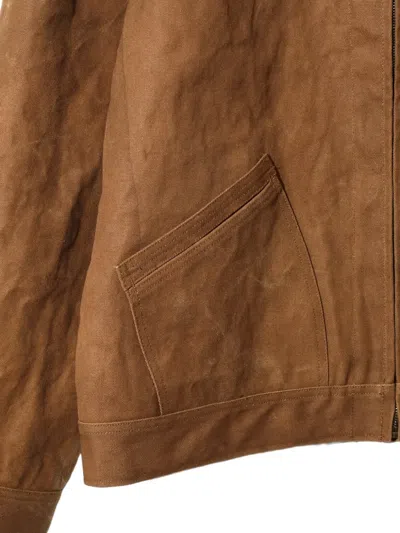 Needles Zipped Jacket In Brown