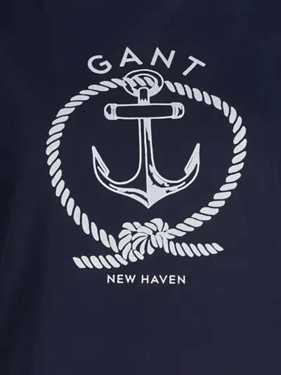 Gant Anchor-graphic T-shirt In Multi