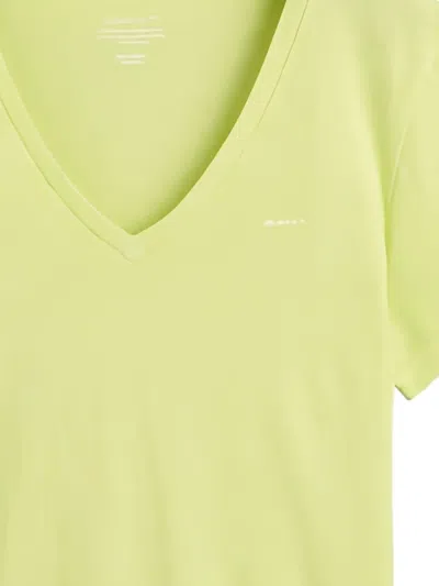 Gant V-neck T-shirt In Multi