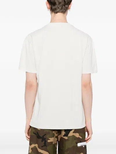 Melt Eagle-print T-shirt In White