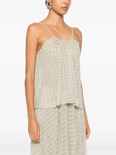 Forte Forte Diamond-pattern Top In Multi