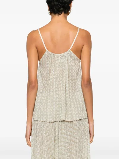 Forte Forte Diamond-pattern Top In Multi