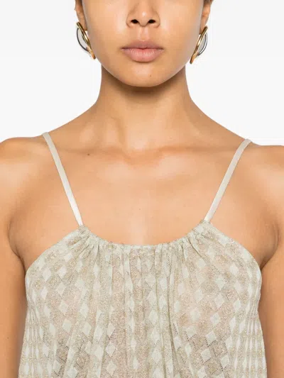 Forte Forte Diamond-pattern Top In Multi