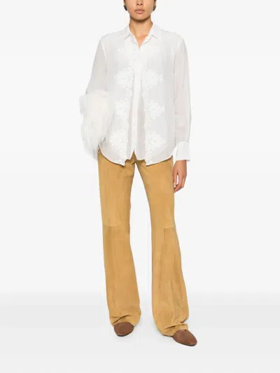 Forte Forte Embroidered Shirt In White