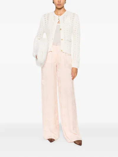 Forte Forte Buttoned Pockets Cardigan In White