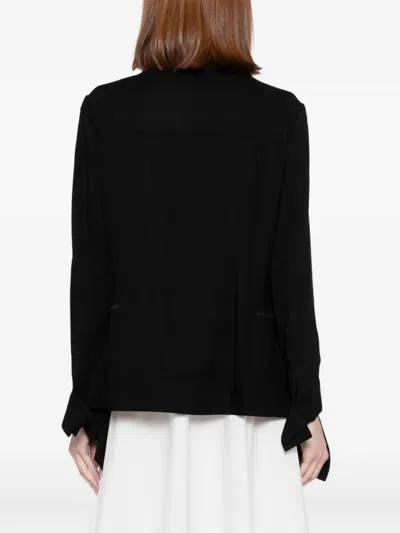 Yohji Yamamoto Collared Jacket In Black