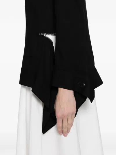 Yohji Yamamoto Collared Jacket In Black