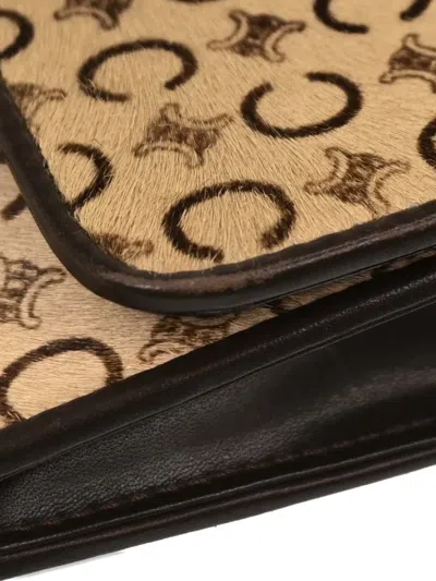 Pre-owned Celine 1990-2000s C-macadam Shoulder Bag In Neutral