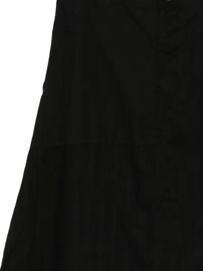 Y's Twill Skirt In Black