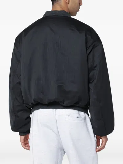 Entire Studios Zip-up Bomber Jacket In Black